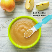 Adore ACE Flexi Silicone Feeding Spoon Set- Pack of 2 - Blue