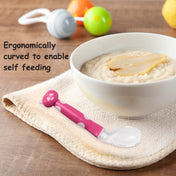 Adore ACE Flexi Silicone Feeding Spoon Set- Pack of 2 - Pink