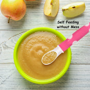 Adore ACE Flexi Silicone Feeding Spoon Set- Pack of 2 - Pink