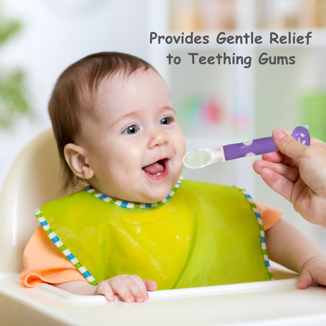 Adore ACE Flexi Silicone Feeding Spoon Set- Pack of 2 - Purple