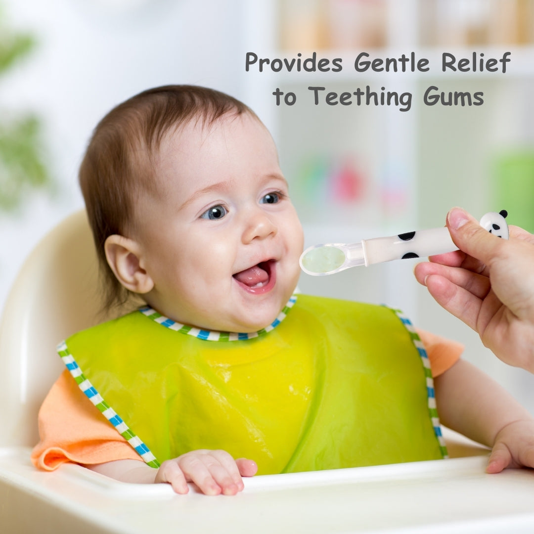 Adore ACE Flexi Silicone Feeding Spoon Set- Pack of 2 - White