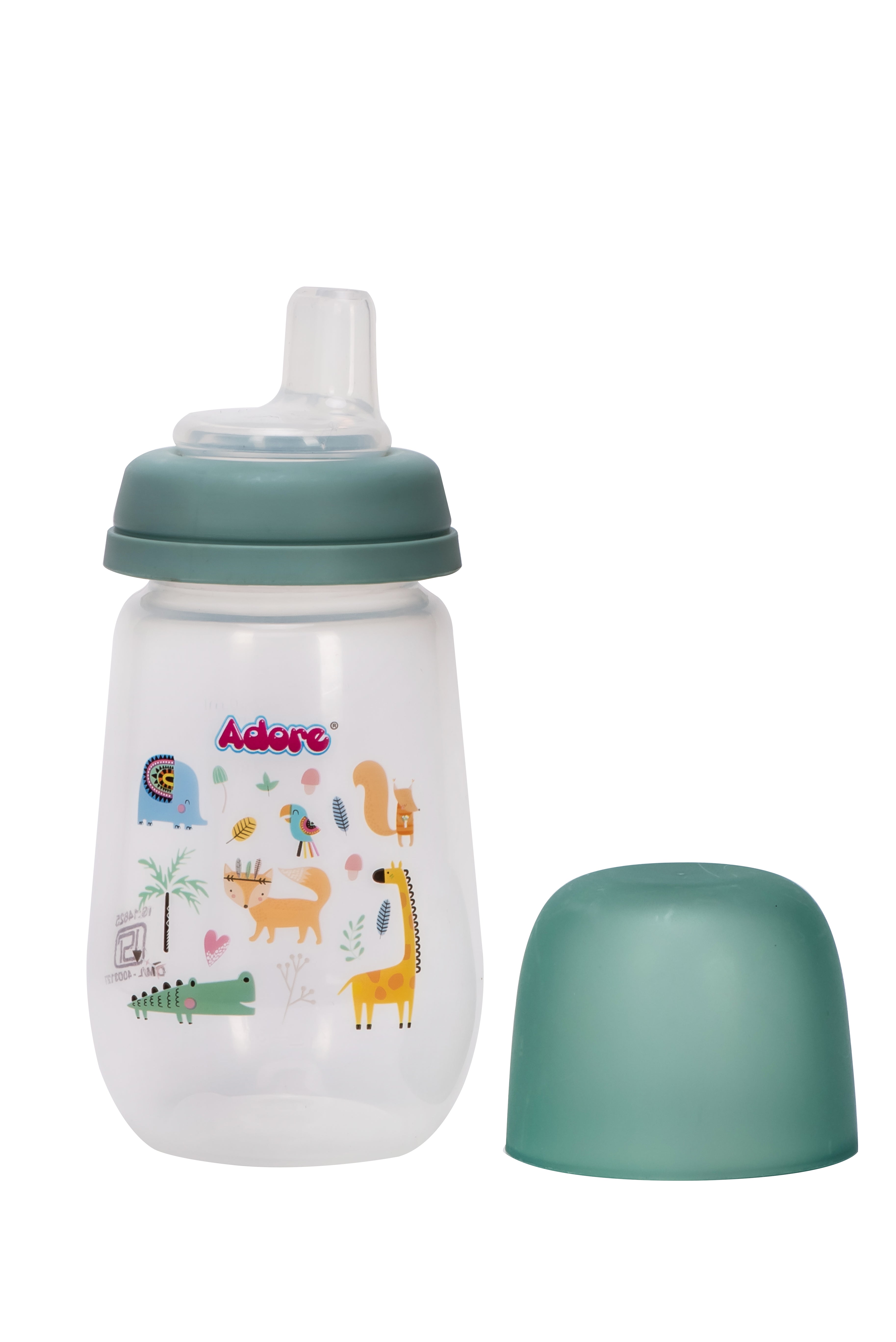 Adore Meta Wideneck Spout Sipper- Spill Proof- 250ml - Green