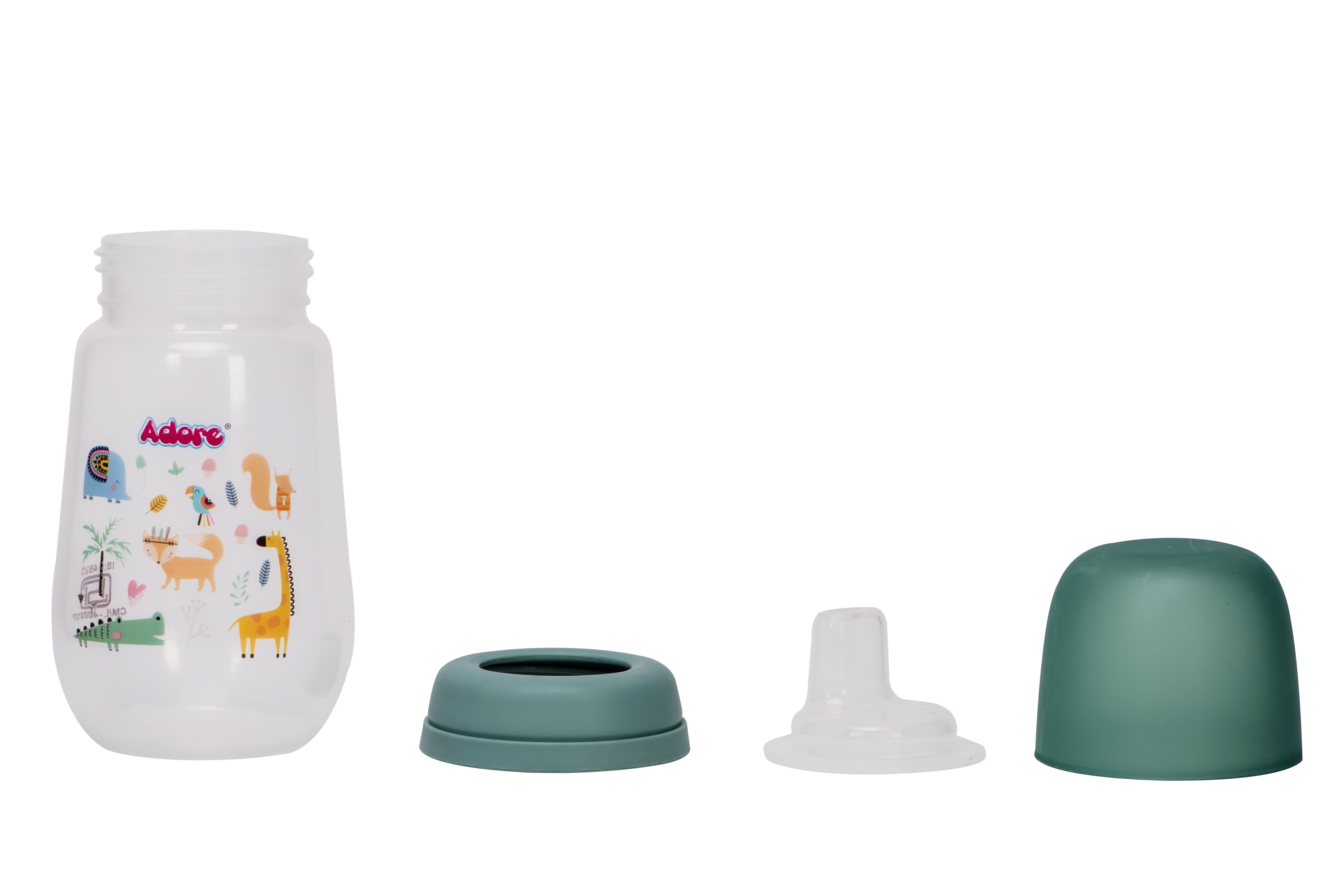 Adore Meta Wideneck Spout Sipper- Spill Proof- 250ml - Green