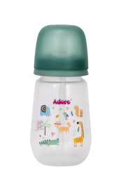 Adore Zeta Wideneck Straw Sipper- Spill Proof- 250ml - Green