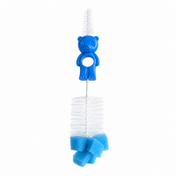 Adore Hola Bear 2 in 1 Bottle Cleaning Brush Kit- Blue