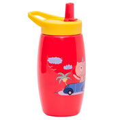 Adore Kiddo Flip to Sip Sports Sipper with Handle- 420ml -Red