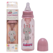 Adore Advanced CONTANGO- The Ventilated Anti-Colic Stem Baby Feeding Bottle- 250ml- Pink