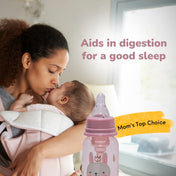 Adore Advanced CONTANGO- The Ventilated Anti-Colic Stem Baby Feeding Bottle- 250ml- Pink