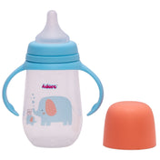 Adore Nok Nok Wide neck Feeding Bottle With Twin Handle 250ml - New Blue