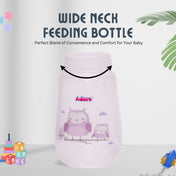 Adore Nok Nok Wide neck Feeding Bottle With Twin Handle 250ml - Purple