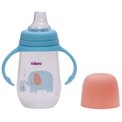 Adore Ireland Wide Neck Soft Spout sipper with Twin Handle-250ml- New Blue