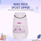 Adore Ireland Wide Neck Soft Spout sipper with Twin Handle-250ml- Purple