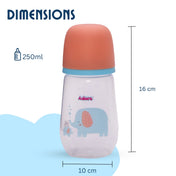 Adore Skoot Sr 2 Stage Wideneck Feeding Bottle - 250 ml - New Blue