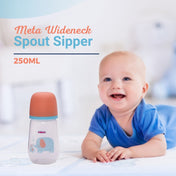 Adore Meta Wideneck Spout Sipper- Spill Proof- 250ml - New Blue