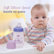 Adore Meta Wideneck Spout Sipper- Spill Proof- 250ml - Purple