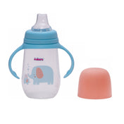 Adore Magnum Opus 4 Stage Wide Neck Feeding Bottle with Twin Handle- New Blue