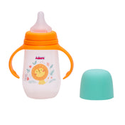 Adore Magnum Opus 4 Stage Wide Neck Feeding Bottle with Twin Handle- Orange