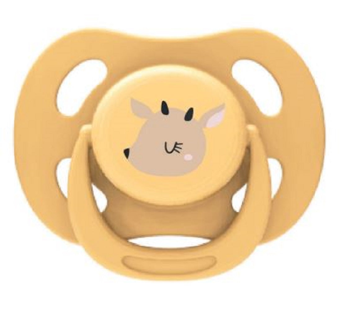 Adore Airo! The Symmetrical Pacifier that Glows in Dark with Storage Case- Beige