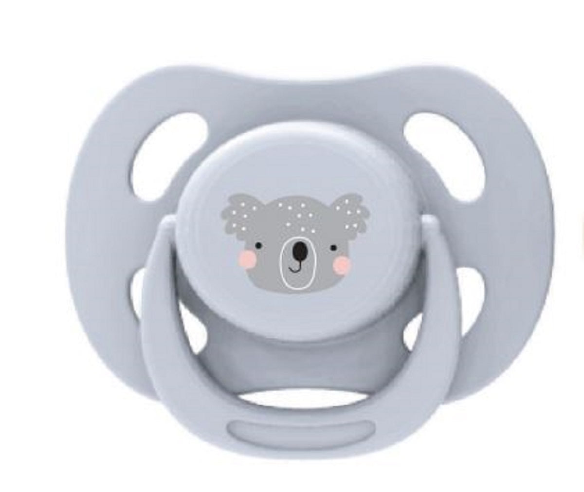 Adore Airo! The Symmetrical Pacifier that Glows in Dark with Storage Case- Grey