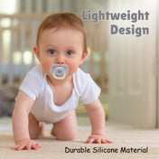 Adore Airo! The Symmetrical Pacifier that Glows in Dark with Storage Case- Grey