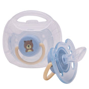 Adore Vento Snr - The Orthodontic Vented Pacifier with Multipurpose Storage Case - Blue