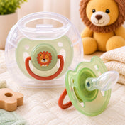 Adore Vento Snr - The Orthodontic Vented Pacifier with Multipurpose Storage Case - Green