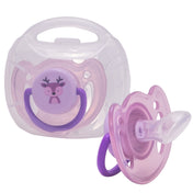 Adore Vento Snr - The Orthodontic Vented Pacifier with Multipurpose Storage Case - Purple