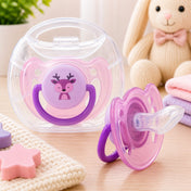 Adore Vento Snr - The Orthodontic Vented Pacifier with Multipurpose Storage Case - Purple