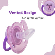 Adore Vento Snr - The Orthodontic Vented Pacifier with Multipurpose Storage Case - Purple