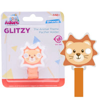 Adore Glitzy - The Animal Theme Pacifier Holder with Velcro- Tiger - 1pc