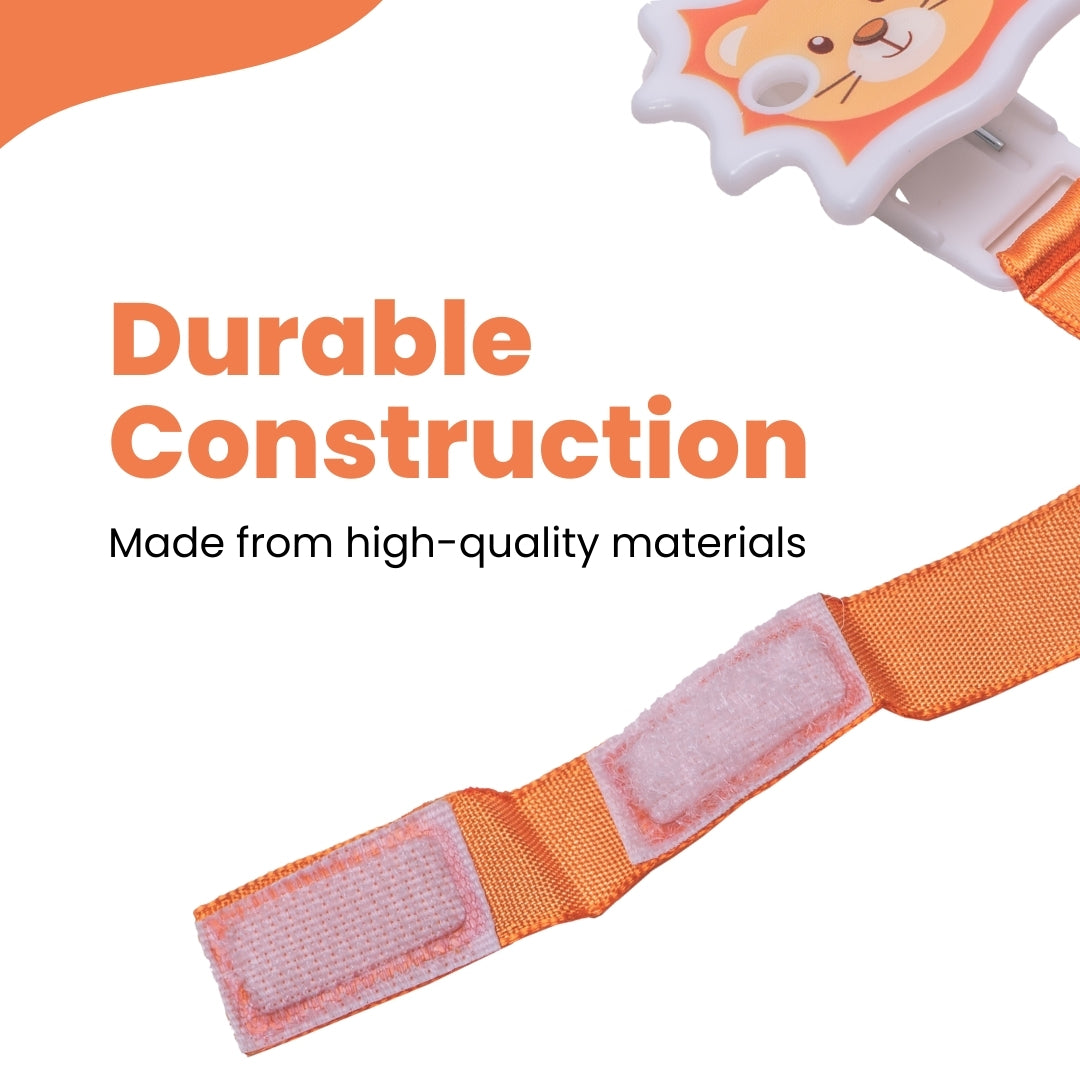 Adore Glitzy - The Animal Theme Pacifier Holder with Velcro- Tiger