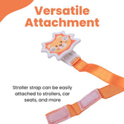 Adore Glitzy - The Animal Theme Pacifier Holder with Velcro- Tiger