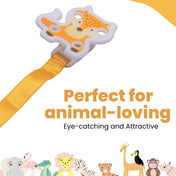 Adore Glitzy - The Animal Theme Pacifier Holder with Velcro- Fox