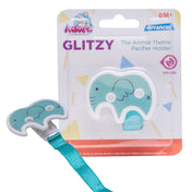 Adore Glitzy - The Animal Theme Pacifier Holder with Velcro- Elephant