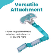 Adore Glitzy - The Animal Theme Pacifier Holder with Velcro- Elephant