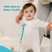 Adore Glitzy - The Animal Theme Pacifier Holder with Velcro- Elephant