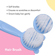 Adore Ted- The Teddy Design Brush and Comb set- Blue
