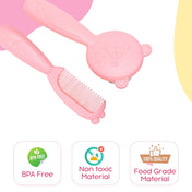 Adore Ted- The Teddy Design Brush and Comb set- Pink