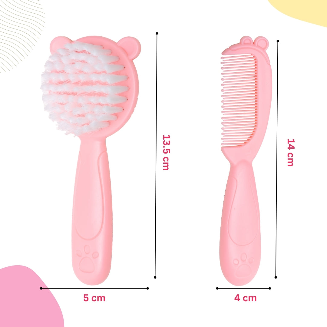 Adore Ted- The Teddy Design Brush and Comb set- Pink