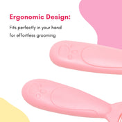 Adore Ted- The Teddy Design Brush and Comb set- Pink