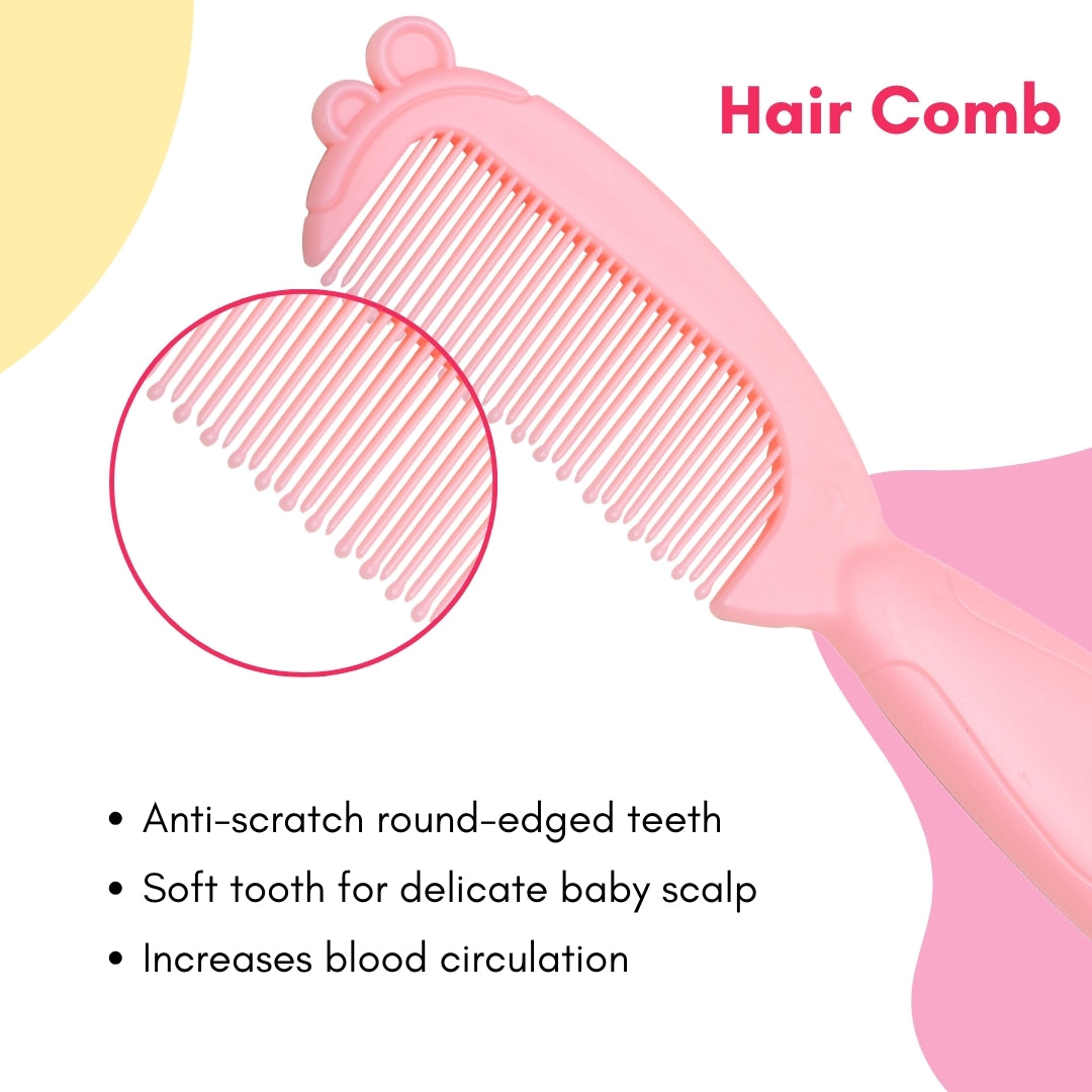 Adore Ted- The Teddy Design Brush and Comb set- Pink