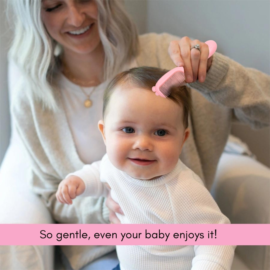 Adore Ted- The Teddy Design Brush and Comb set- Pink