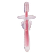 Adore Baby Training Toothbrush With Anti Choking Shield - Pink