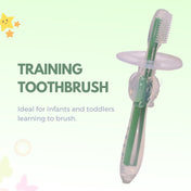Adore Baby Training Toothbrush With Anti Choking Shield - Green