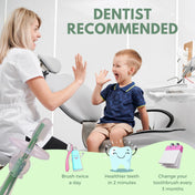 Adore Baby Training Toothbrush With Anti Choking Shield - Green