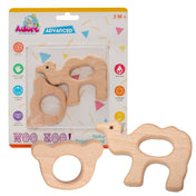 Adore Wohoo! Wooden Teethers- Pack of 2- Cartoon+ Camel