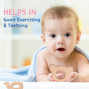 Adore Wohoo! Wooden Teethers- Pack of 2- Cartoon+ Camel