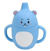 Adore Skippy Character Hood Silicone Spout Sipper with Handle 180ml - Blue Teddy