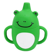 Adore Skippy Character Hood Silicone Spout Sipper with Handle 180ml - Froggie