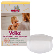 Adore Voila Disposable Breast Pads with Honeycomb Design- Pack of 30
